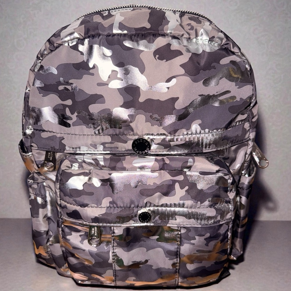 Steve Madden Silver Camo Backpack NWT